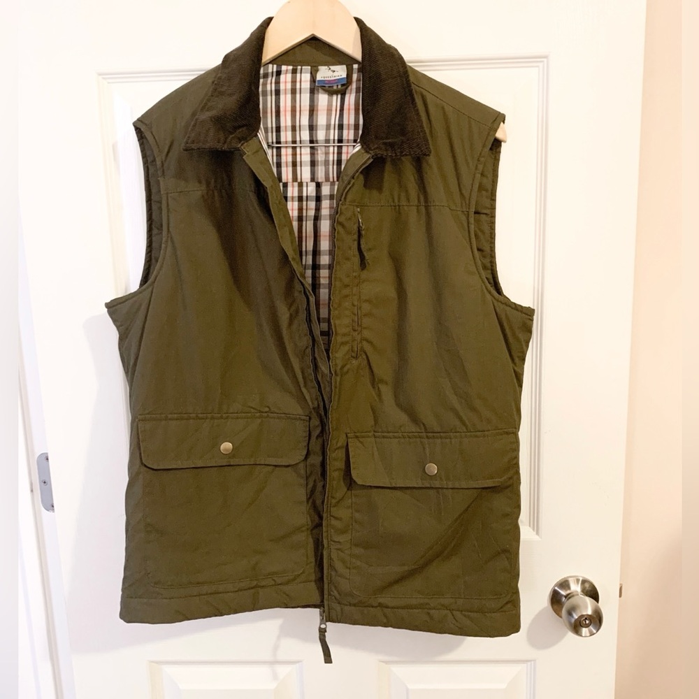 Equestrian Olive Green Sleeveless vest -  size M